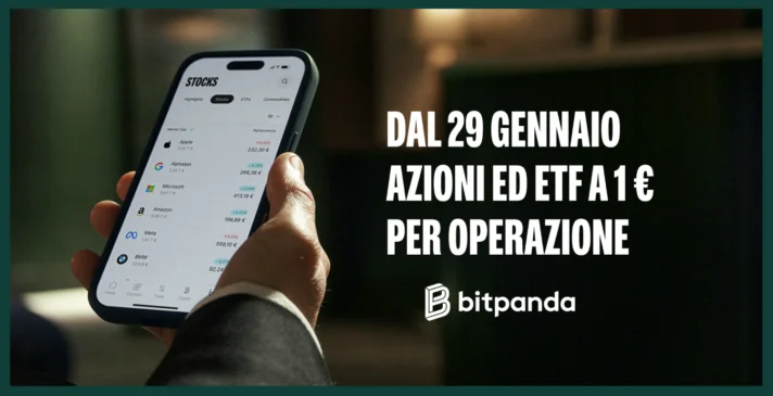 Bitpanda, sull'app arrivano azioni ed ETF