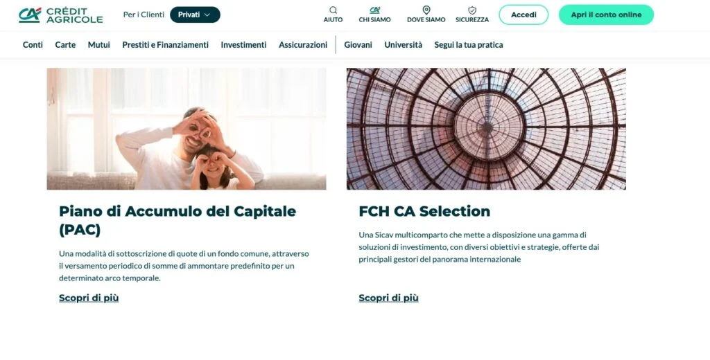 Investimenti e consulenza