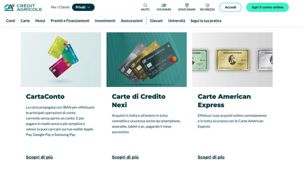 Carte Crédit Agricole