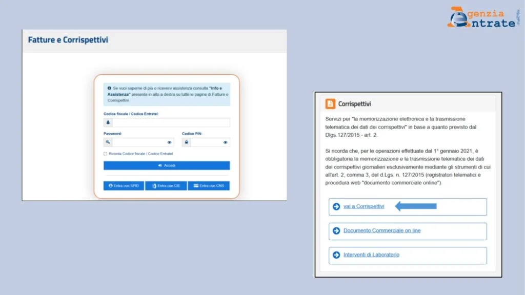 collegamento pos rt fase 1