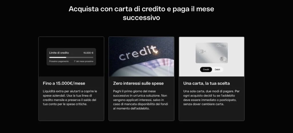 Carta di credito Qonto
