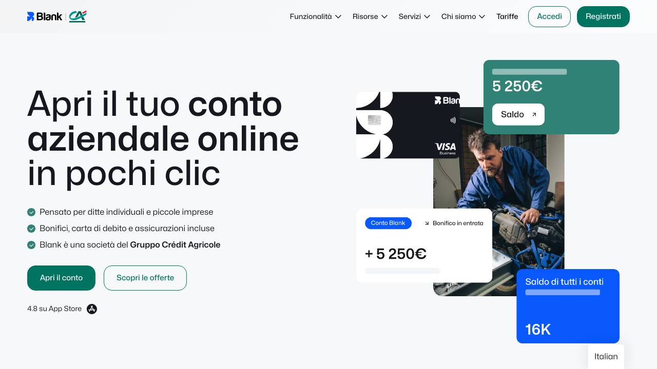 Homepage Blank Completa