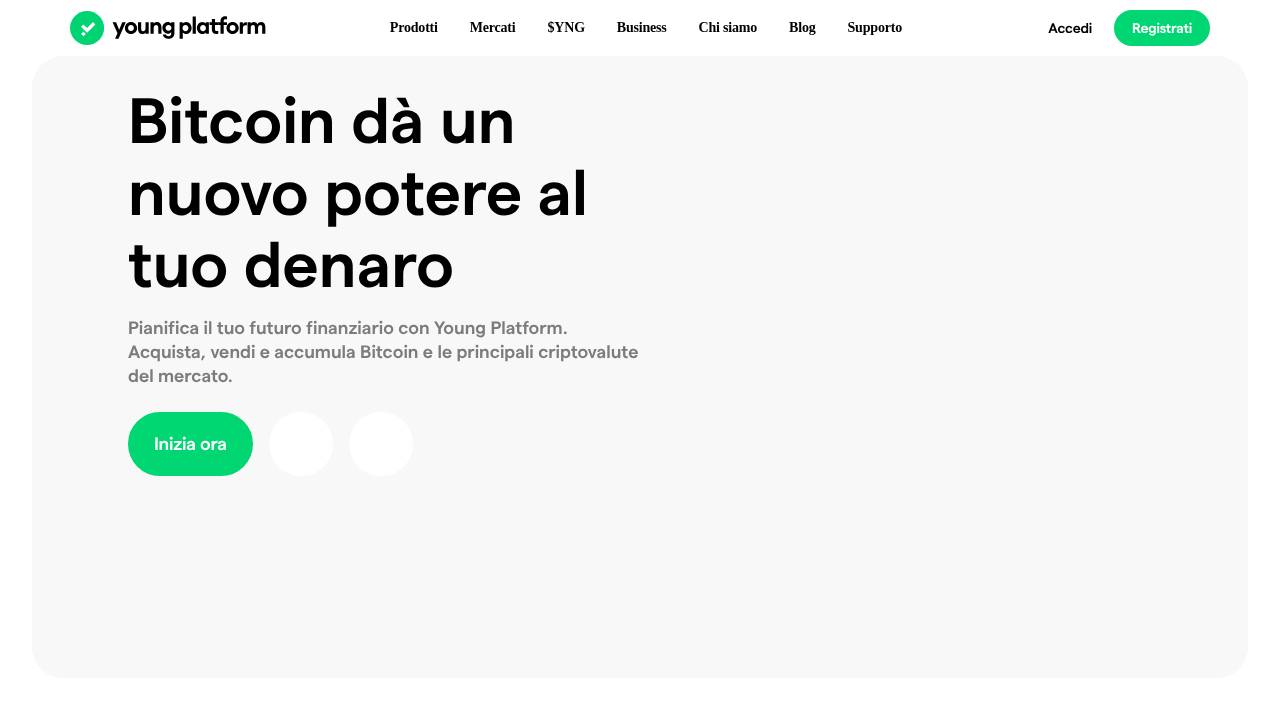 Homepage Carta Young Platform