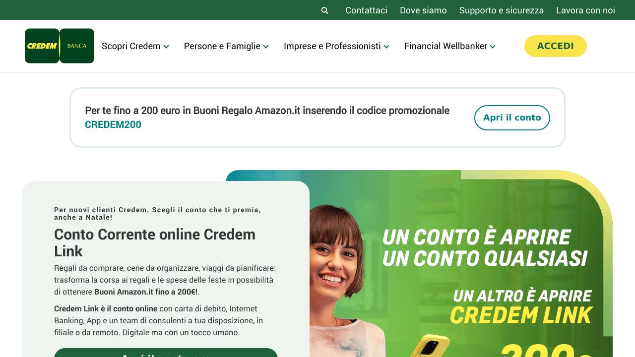 Homepage Credem Link