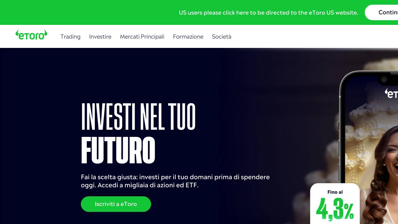 Homepage eToro