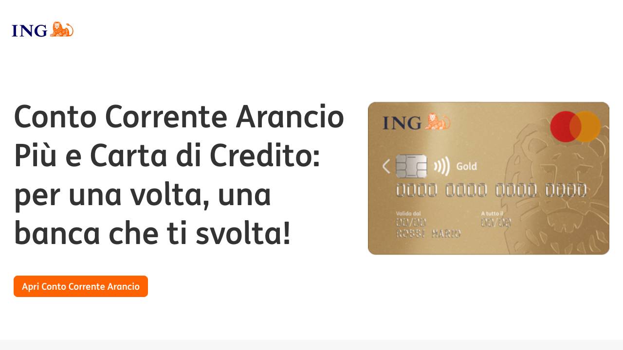 Homepage ING Prepagata