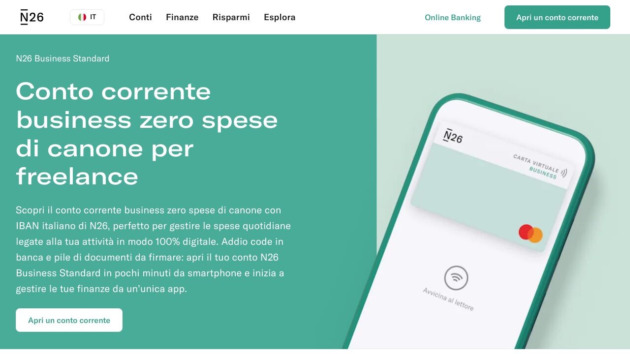 Homepage N26 Business Standard