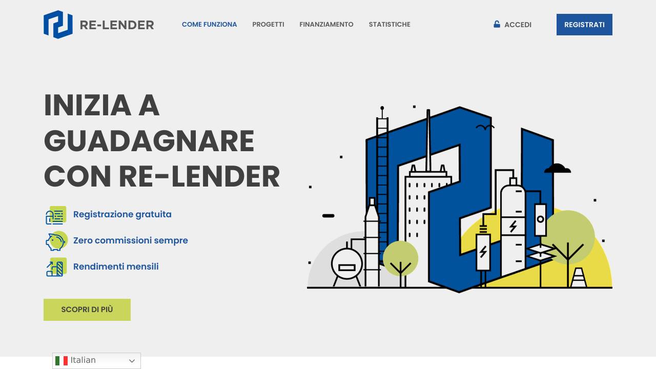 Homepage Re-Lender