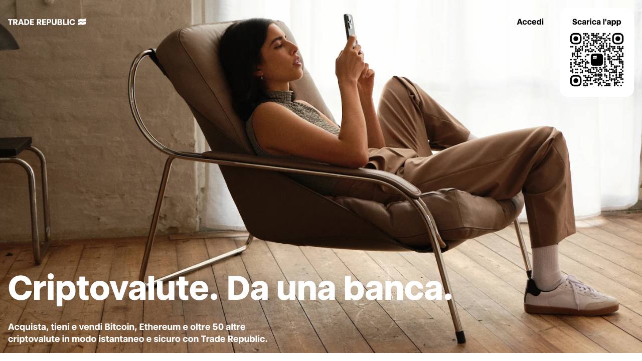 Homepage Trade Republic Crypto